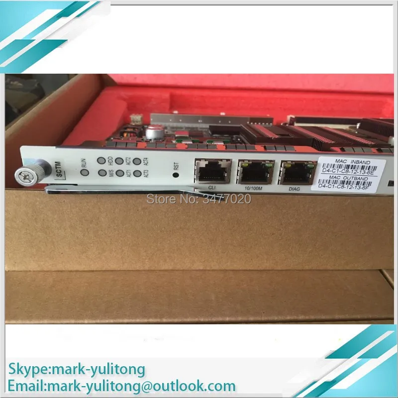 

Оригинальная плата управления ZTE 10GE SCTM для ZXA10 C300 GPON/EPON OLT