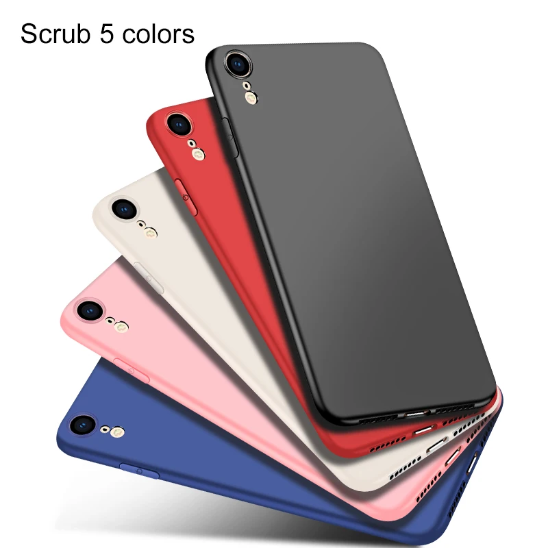 VVKing For iphone XR Case Ultra Thin Soft TPU Matte Cover iPhone X XS MAX Apple 6 6S 7 8 Plus Coque |