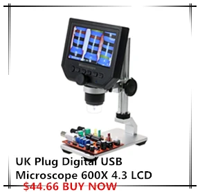 FUNN-50X до 500X USB светодиодный цифровой электронный микроскоп Лупа камера Черный практическая камера микроскоп Эндоскоп лупа