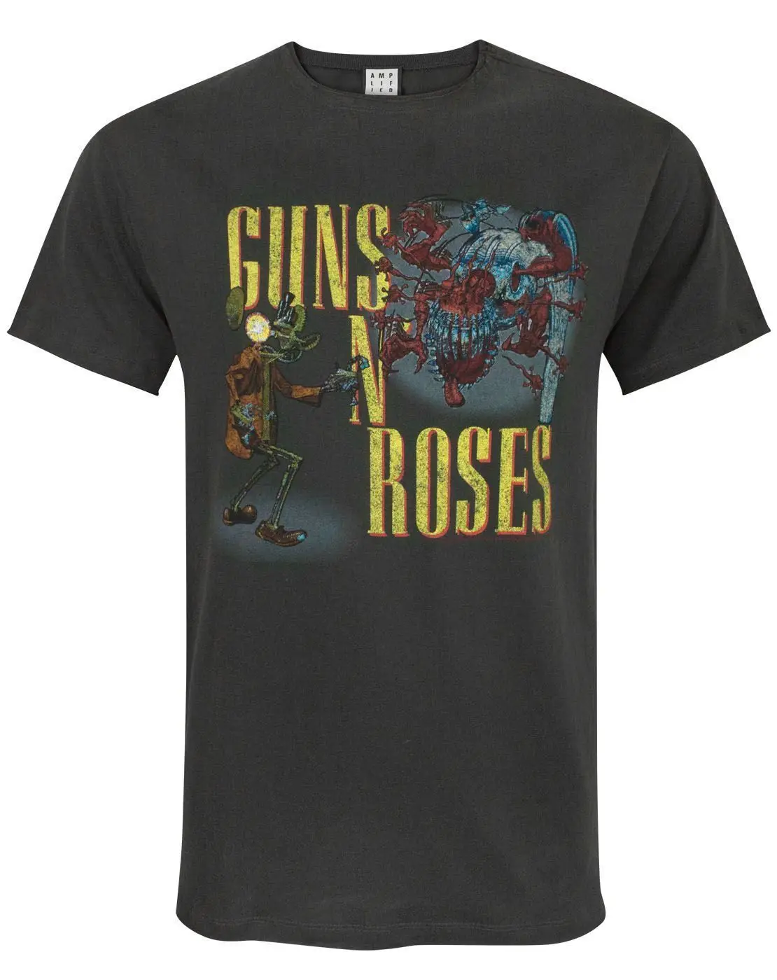 Увеличенное изображение Guns-N-Roses N Roses аппетит атака Мужская футболка 100% хлопок