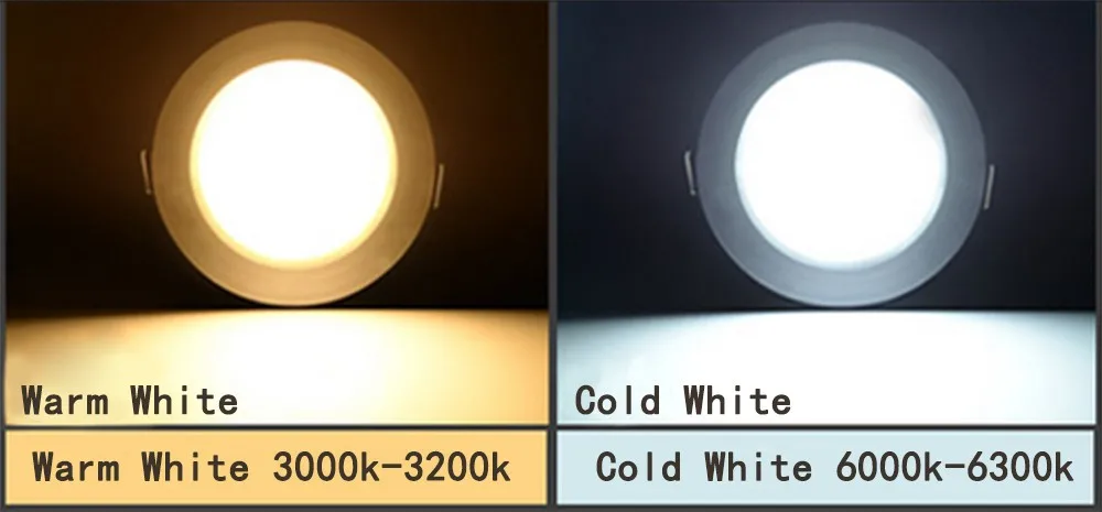 Серебристый/белый корпус встраиваемые светодиодные светильники 10 Вт 15 20 с