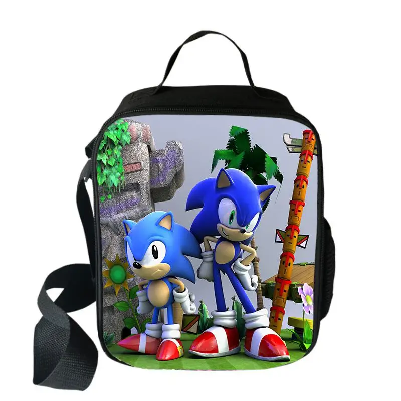 Мультфильм Супер Марио Bros Sonic Boom Hedgehogs сумка для ланча пикника дорожная хранения