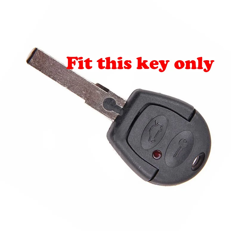 Силиконовый чехол для ключа Polo Golf Passat Bora Jetta SKODA FABIA OCTAVIA SEAT Ibiza Altea 2 кнопки