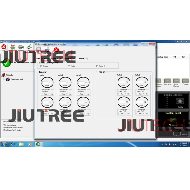JIUTREE дизельный грузовик сканер JPRO профессиональное диагностическое программное