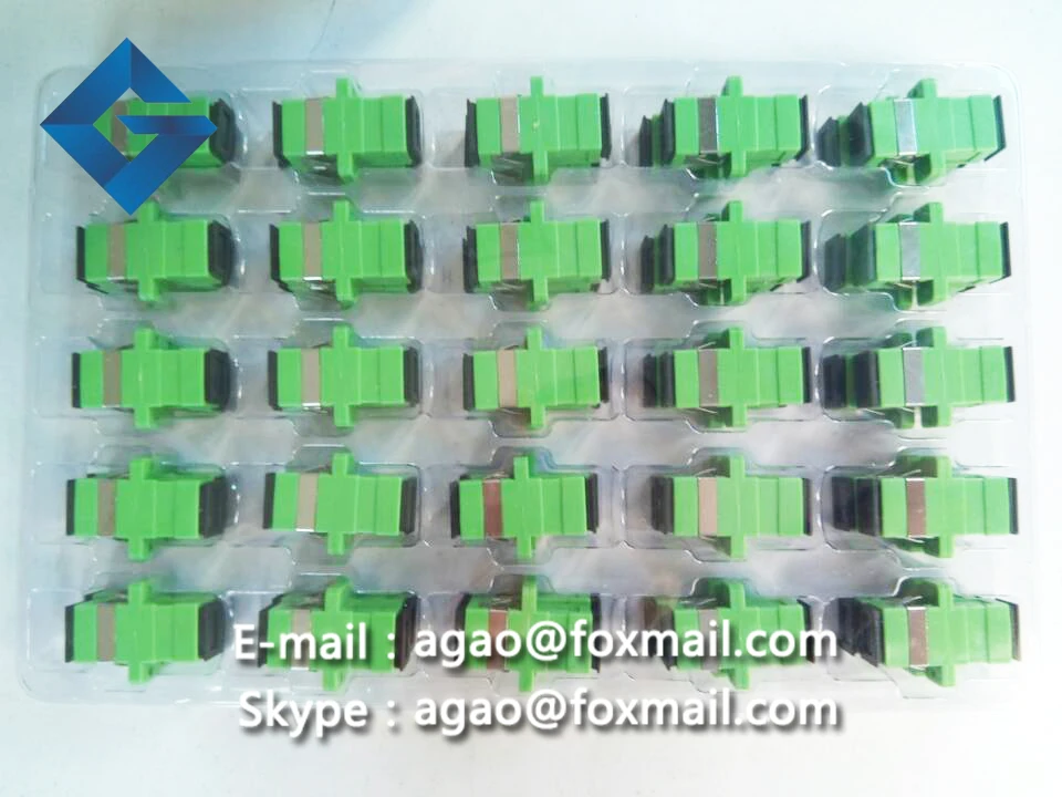 Адаптер 100 шт./партия фирменный одномодовый Simplex волоконно-оптический адаптер SC/APC