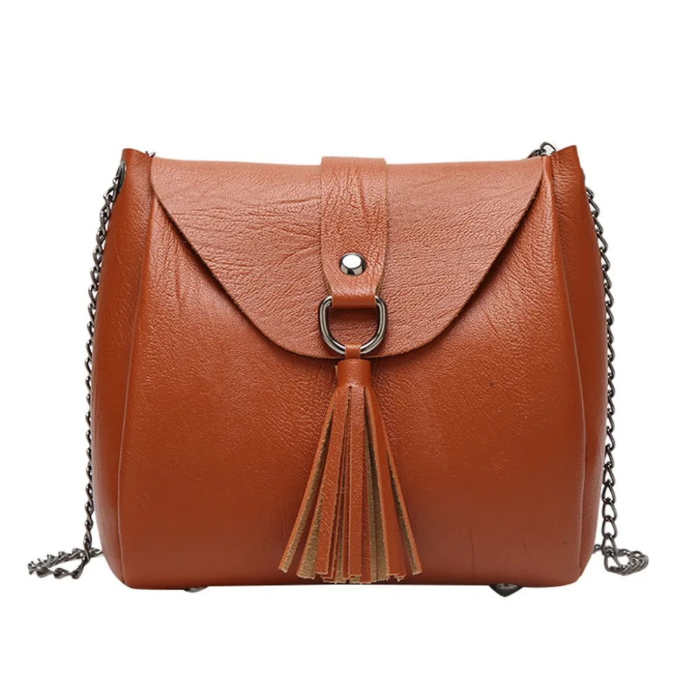 Элегантный дизайн модная женская мягкая кожа отличные кисточки на застежке