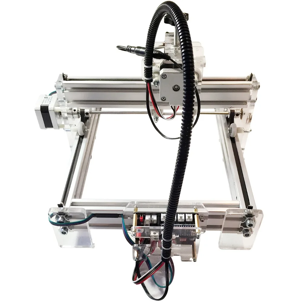 2500 мвт лазерная гравировка DIY настольный лазерный гравировальный станок 17*20 см