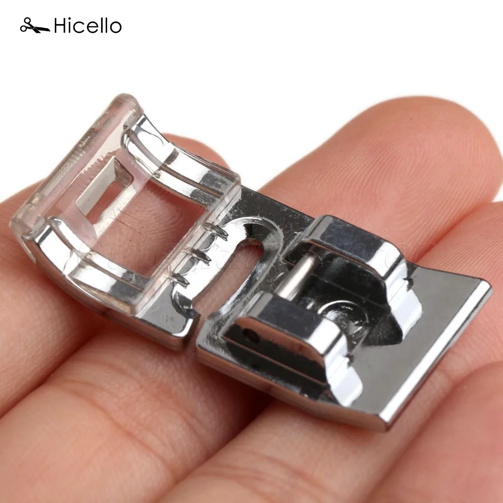 Подлинная Hicello 1 шт. прижимная лапка для шитья домашняя швейная машина эластичная прижимная лапка NO.7568-2 Costura
