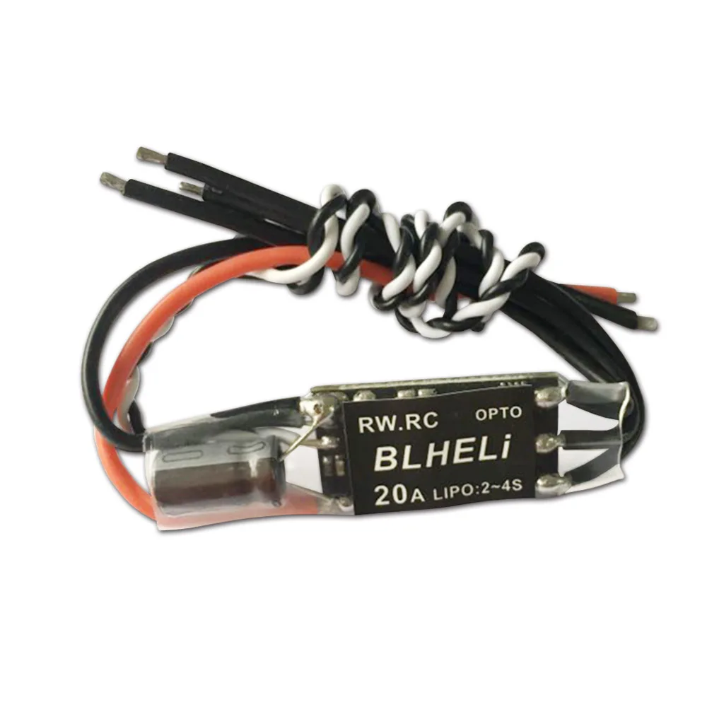 4 шт./лот 6g RW. RC Mini 20A 20 AMP BLHeli ESC OPTO PWM 2-4S V14.2 для квадрокоптера QAV250 | Игрушки и хобби