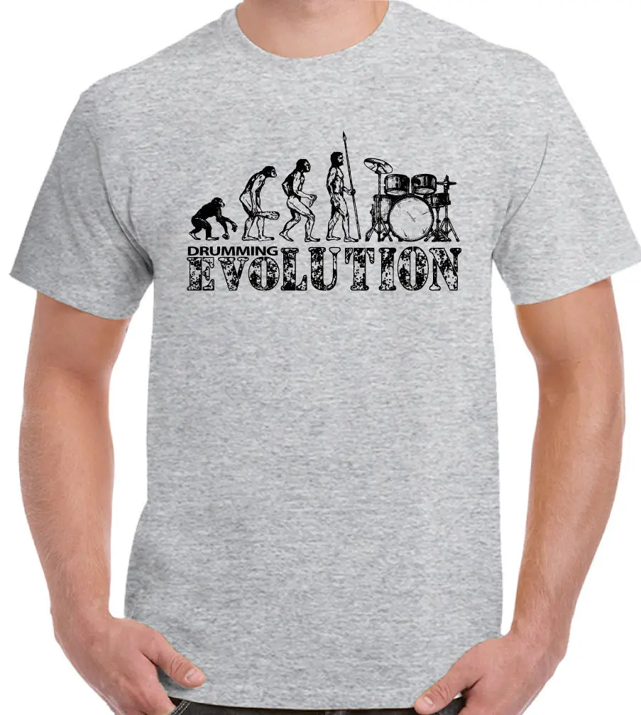 Ming Evolution-Мужские смешные футболки ударник барабанный барабан малый комплект