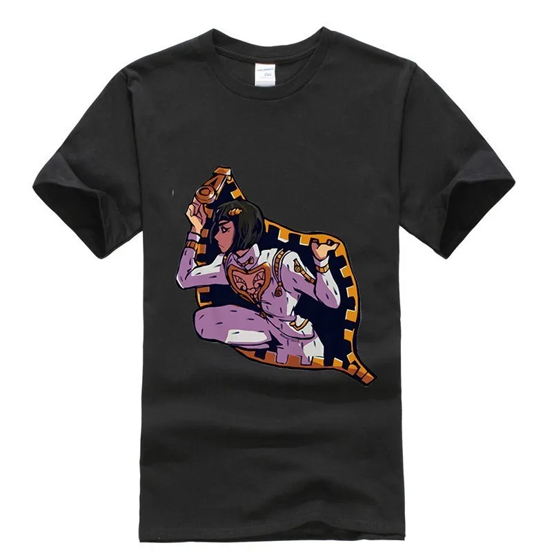 2019 новая футболка с принтом Jojo невероятное приключение одобренный сертификат