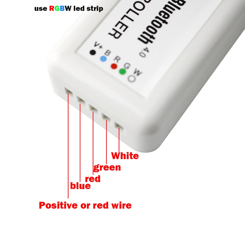 DC12 24V RGBW Bluetooth светодиодный Управление Беспроводной IOS/Android смартфон приложение
