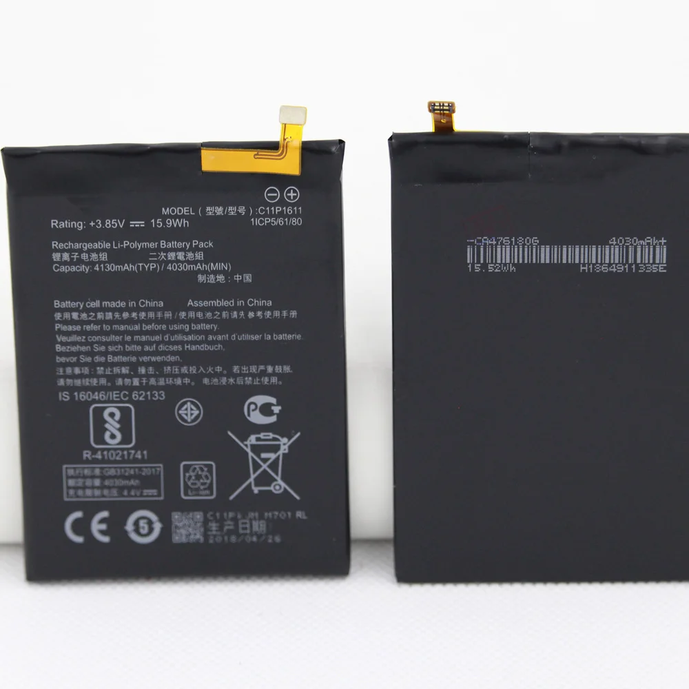 Аккумулятор для телефона ASUS Zenfone 3 Max Zenfone3 Z3 ZC520TL X008DB батарея 20 шт./лот C11P1611 4030