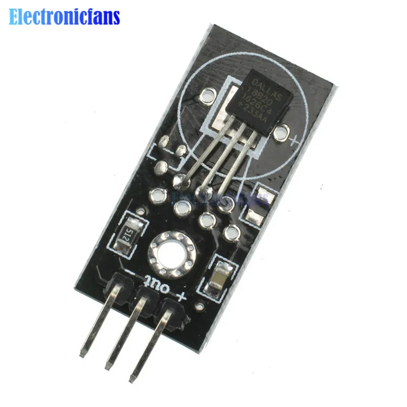 Цифровой модуль температуры DS18B20 датчика обнаружения для Arduino DC 5 В 18B20 2 шт. |