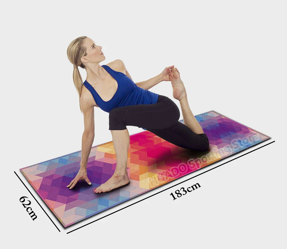 HUADO yoga Коврик для фитнес Пилатес 183*61 см безвкусный перчатки упражнений