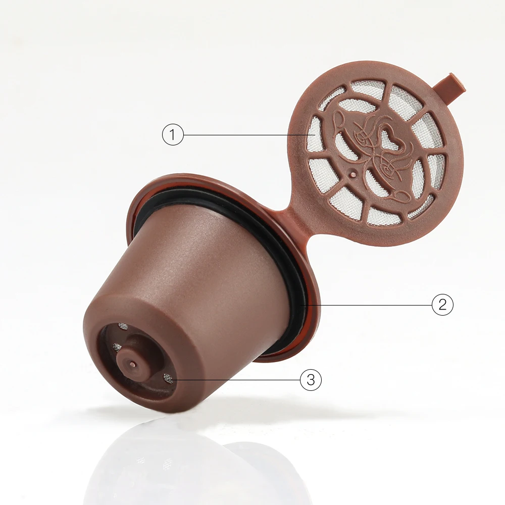 4 шт./упак. многоразового многоразовые Nespresso Кофе Capsule фильтр Pod для первоначальный Nespresso многоразового Кофе capsule