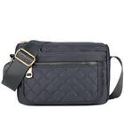 Новые корейские модные женские сумки в клетку со стразами, Повседневная маленькая сумка-мессенджер, женская сумка на плечо, горячая Распродажа, нейлоновая женская сумка