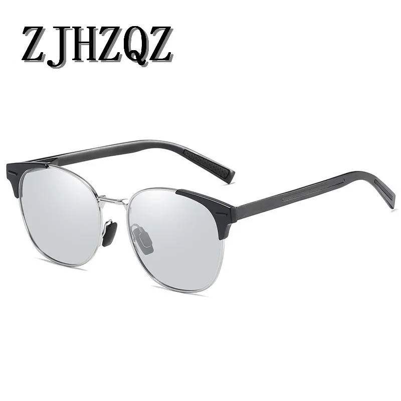 

Polarized Photochromic Sunglasses Mens Transition Lens Driving Fishing Glasses Male Black Silver Safty Goggles Oculos Gafas