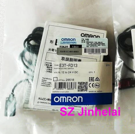 

OMRON E3T-FD13 оригинальный фотоэлектрический выключатель 2 м 12-24 В постоянного тока