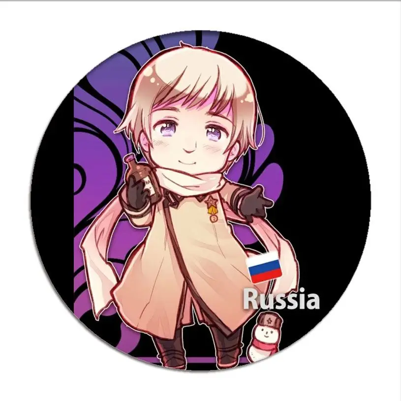 Значки манга Axis powers хеталия Косплей костюм брошь APH загородные значки Мультяшные