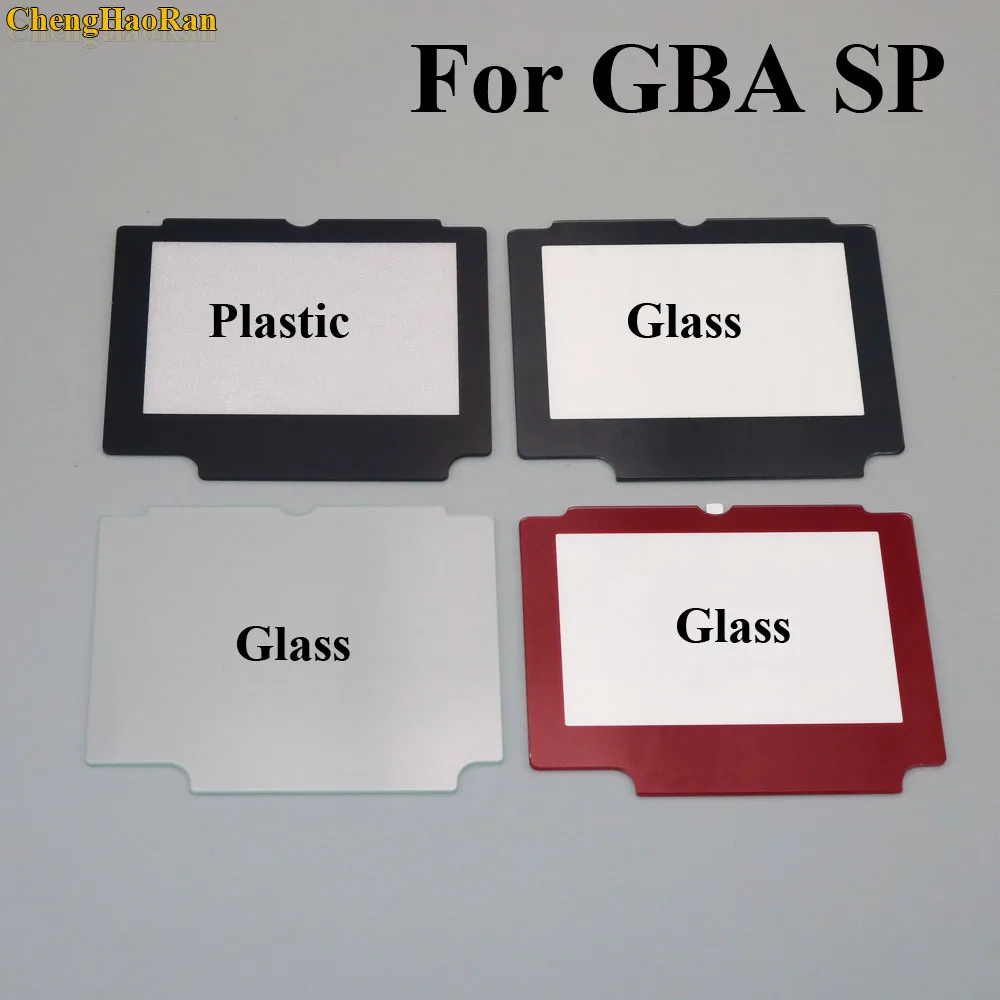 ChengHaoRan 50 шт. красная черная пластиковая стеклянная панель для Navy GameBoy Advance GBA SP