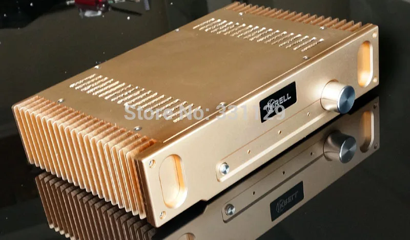 BRZHIFI hd196двойной алюминиевый чехол радиатора для усилителя мощности