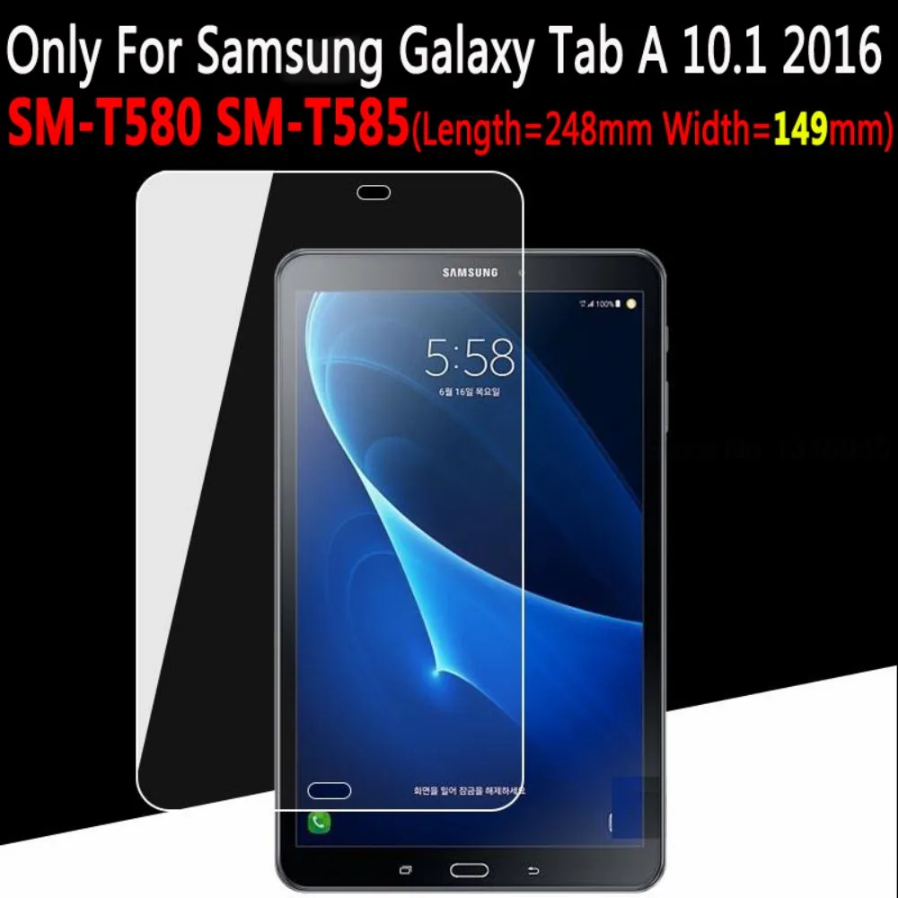 Закаленное стекло для планшетов Samsung Galaxy Tab A 10 1 дюйма 2019 Φ T510 T515 2016 SM T580 T585 P580 P585|tablet