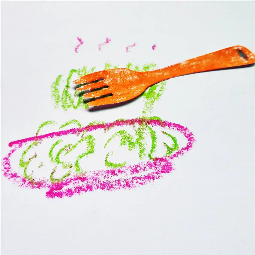 Металлический Трафаретный вырубной штамп ремесло вилка для велосипеда из