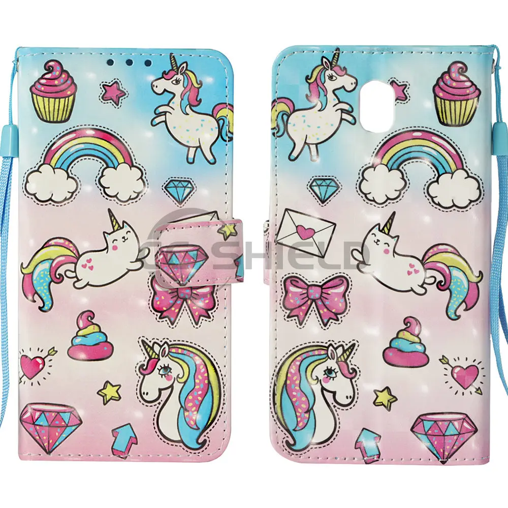 Флип кейс для Samsung Galaxy J3 2017 J330 SM чехол телефона кожаный J330F/DS J330F J330FN сумка|case for samsung