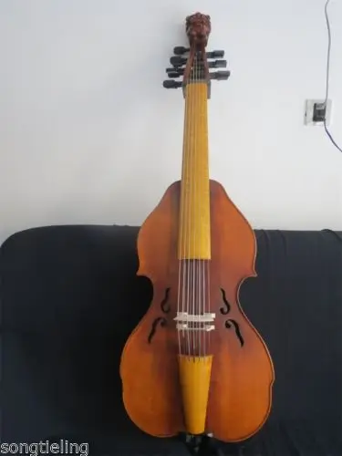 Резная в стиле барокко SONG master 7x7 струн 25 1/2 дюймов Альта da gamba #11102|baroque viola|gamba |