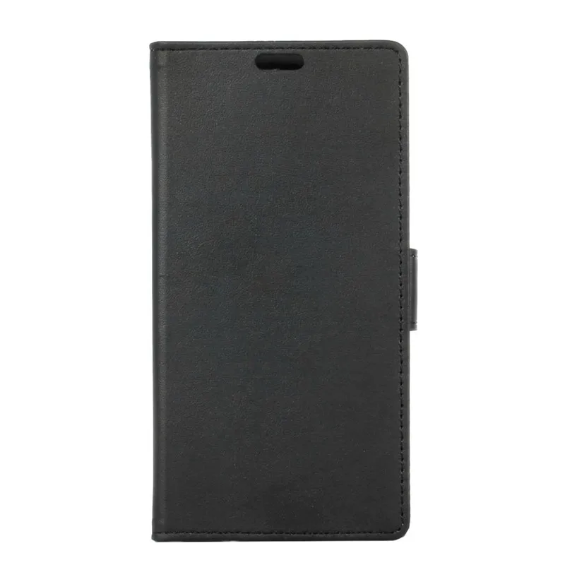 Черный PU Кожаный Бумажник Стенд Флип Case Обложка Для Meizu M3 Note (5.5 дюймов) |