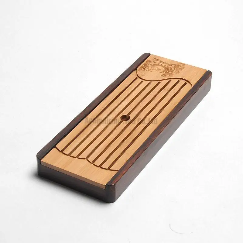 Классический бамбуковый чайный поднос столик/тарелка китайский сервиз