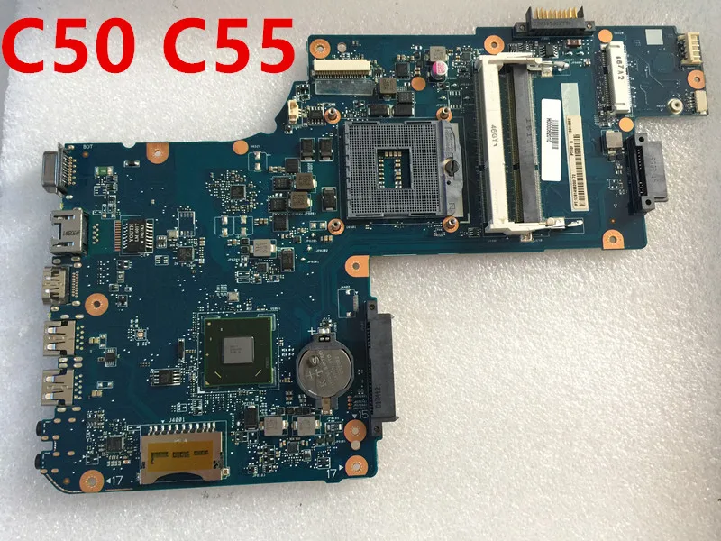 Материнская плата H000062010 для ноутбука Toshiba Satellite C50 C55 hm77 Test OK|Компьютерные кабели и