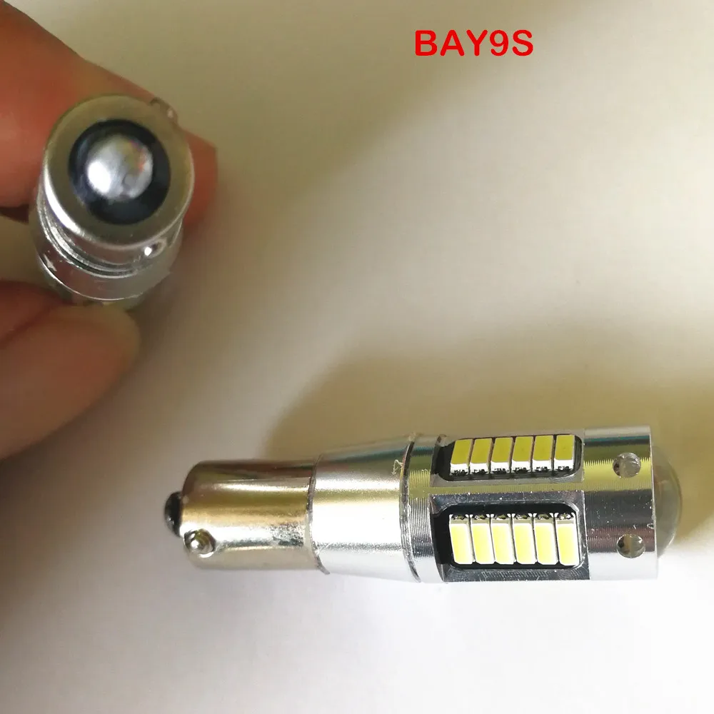 4 шт 12V 24V DC BAY9S H21W Epistar 4014 30SMD чип светодиодный заднего хода автомобиля интерьер