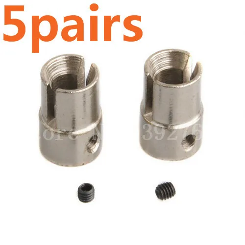 Wholesale 5Pairs Allum Alloy 02016 Universal Joint Cup B/Set Screws HSP Upgrade Parts For 1/10 RC Car Buggy Monster Truck Baja | Игрушки и