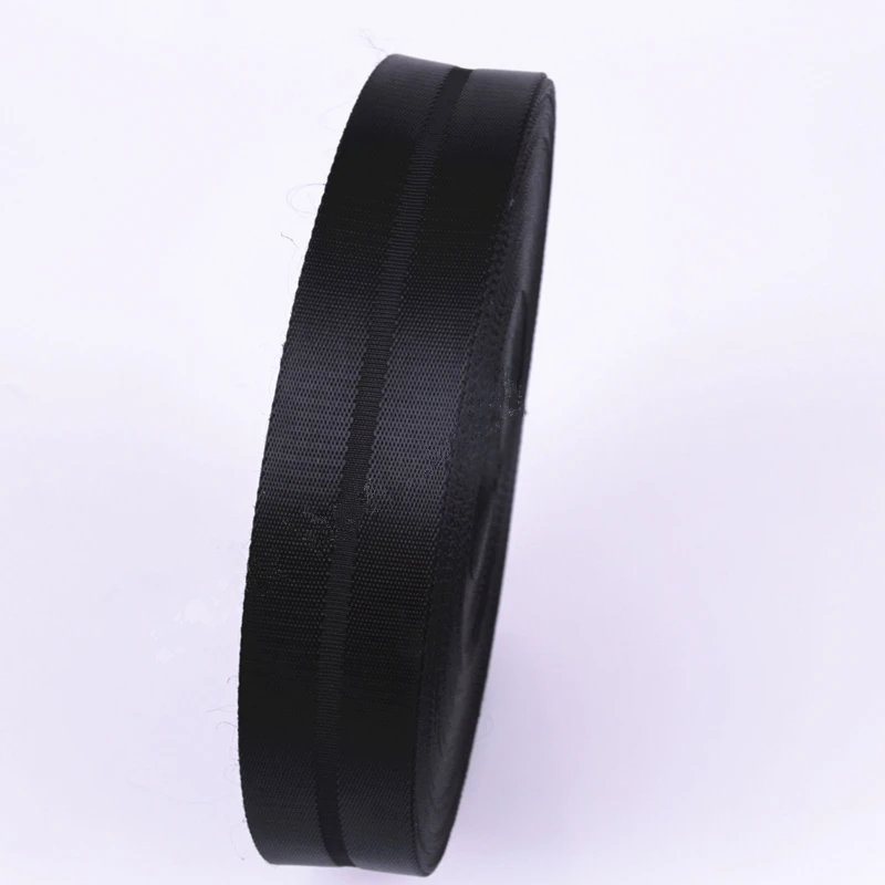 10yards 38mm width Eco-Friendly High-grade encryption imitation nylon webbing for bags braided strap backpack belt