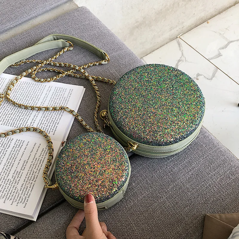 Красочная круглая сумка на плечо шикарный национальный ветер портативная