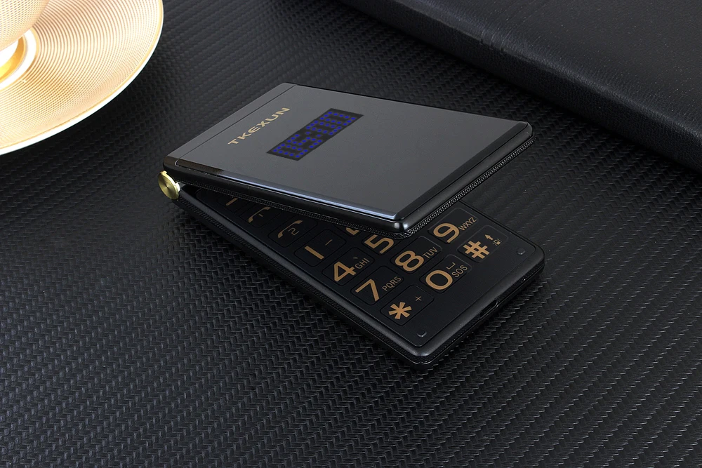 Tkexun разблокировка флип 3g WCDMA сенсорный дисплей Senior мобильный телефон SOS Быстрый вызов большой русский ключ тонкий легко работает для пожилых людей