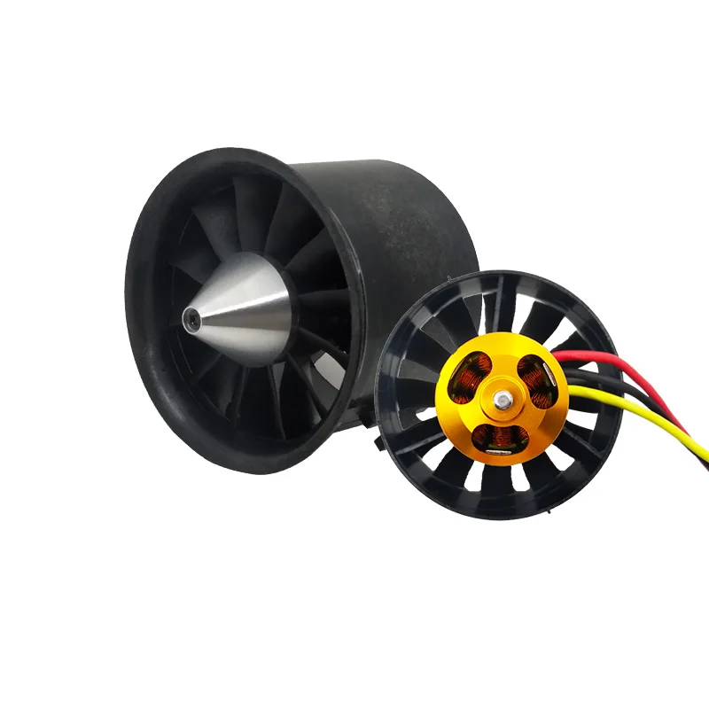 QX Motor 70 мм электронный вентилятор 12 лопастей EDF с 2827 KV2600 бесщеточный мотор игрушка