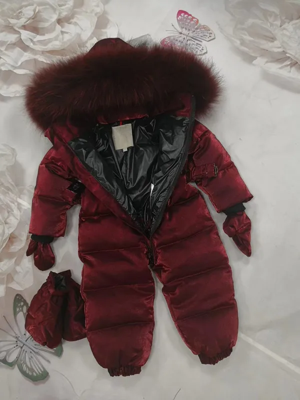 2019 зимнее детское пуховое пальто зимняя куртка пуховик на утином пуху костюм