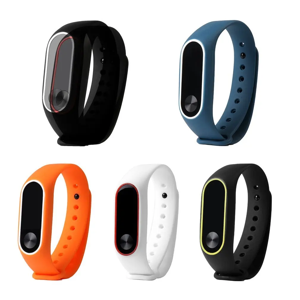 Смарт часы M2 ремешок для Xiaomi Mi Band 2 силиконовый браслет ремешки часов Сменные