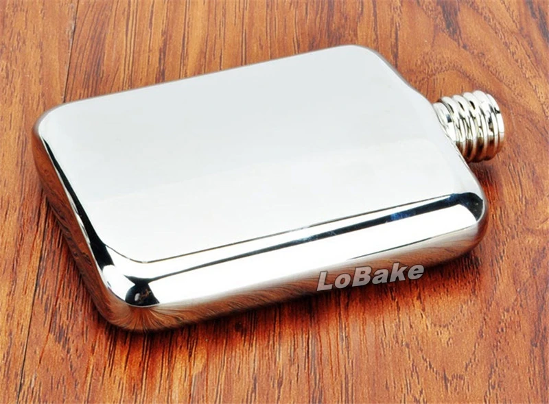 Новейшая 6 унций Высококачественная фляжка из нержавеющей стали алкогольный