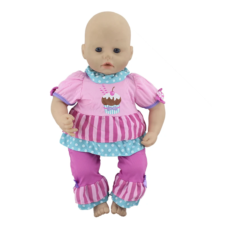 

New Suit for 46cm Baby Annabell Doll 18 Inch Dolls Clothes And Accessosries