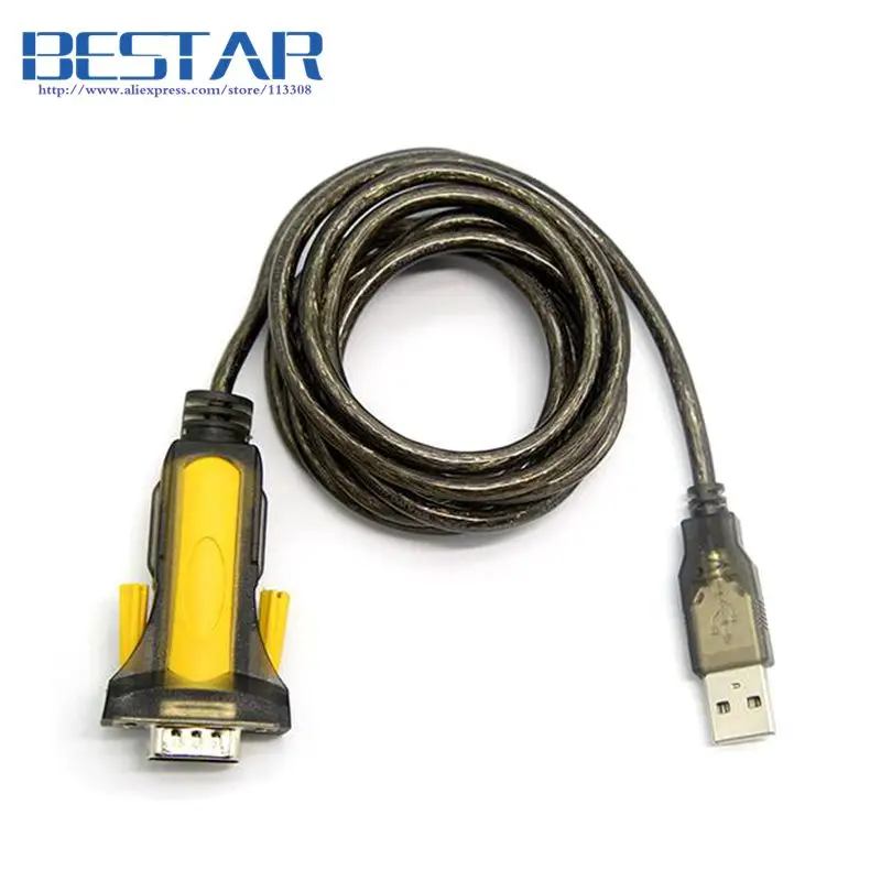 USB к RS232 RS 232 COM Port Серийный PDA 9 DB9 pin кабель адаптер 1 5 м футов с чипом для Windows 7 8 32 64