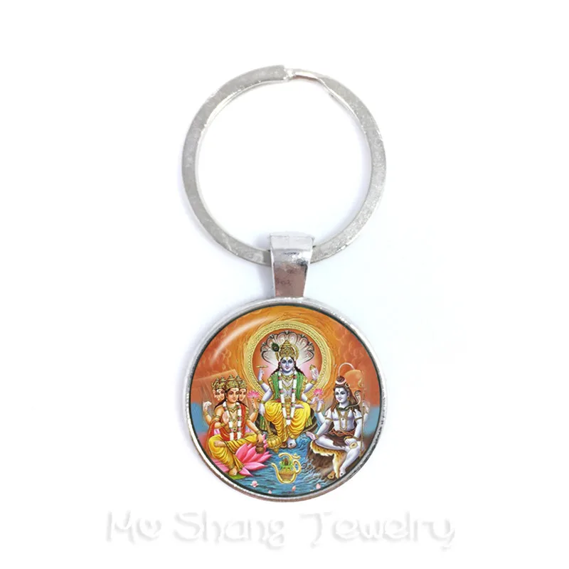 Прямая Статуэтка Ганеша индийский Ганапати Vinayaka Бог брелоки, винтажные Lord Ganesha индийские ювелирные изделия в стиле буддизма для женщин и мужчин