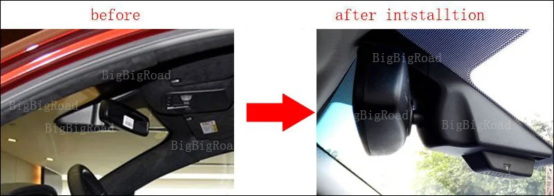 BigBigRoad для lincoln MKZ MKX MKC /Ford everest /Explorer Автомобильный видеорегистратор Wifi DVR видеорегистратор