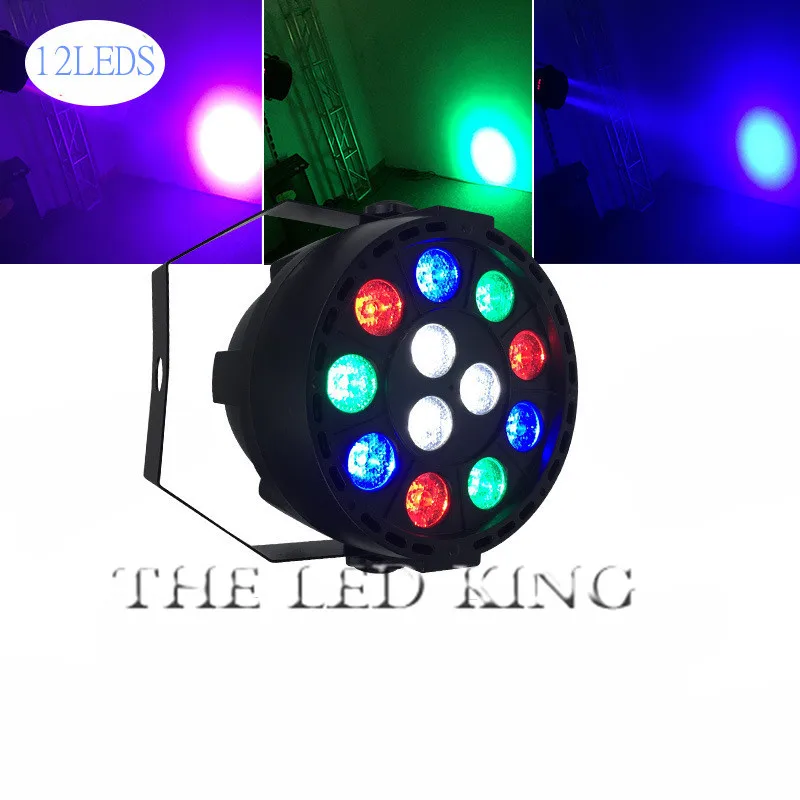 1X10X36 W RGBW 12 LED par свет DMX512 управление звуком Красочный светодиодный сценический для