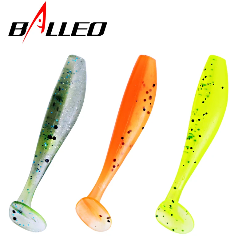 Balleo 10 шт./лот Мягкая приманка 1 2 г/5 см резиновая рыболовная Shad Swimbaits силиконовая