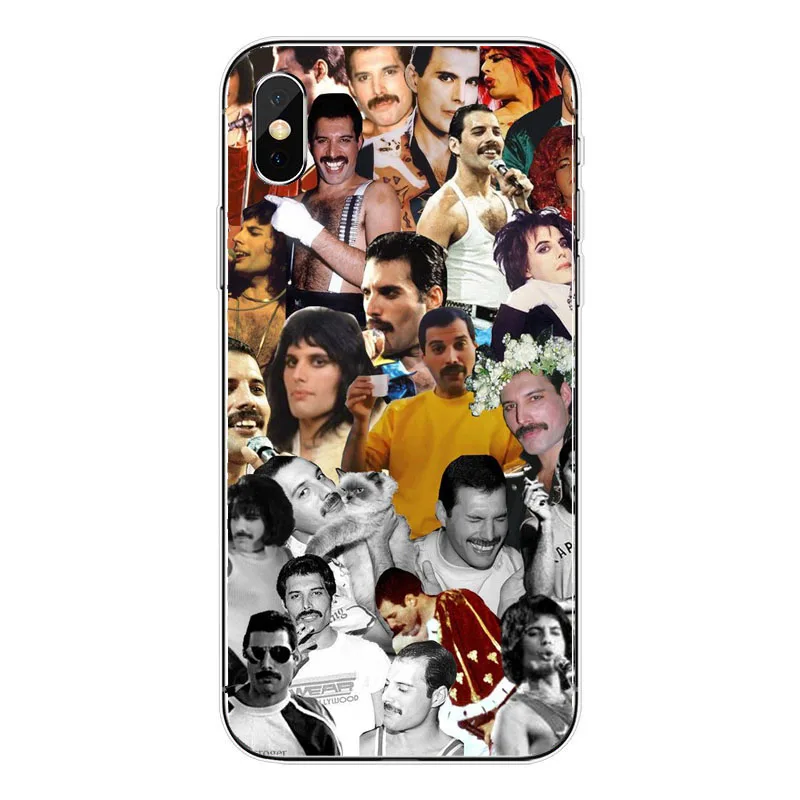 Силиконовый чехол Freddie Mercury Rainha для Apple iPhone 6 7 8 11 12Pro Mini Max X Plus | Мобильные телефоны и