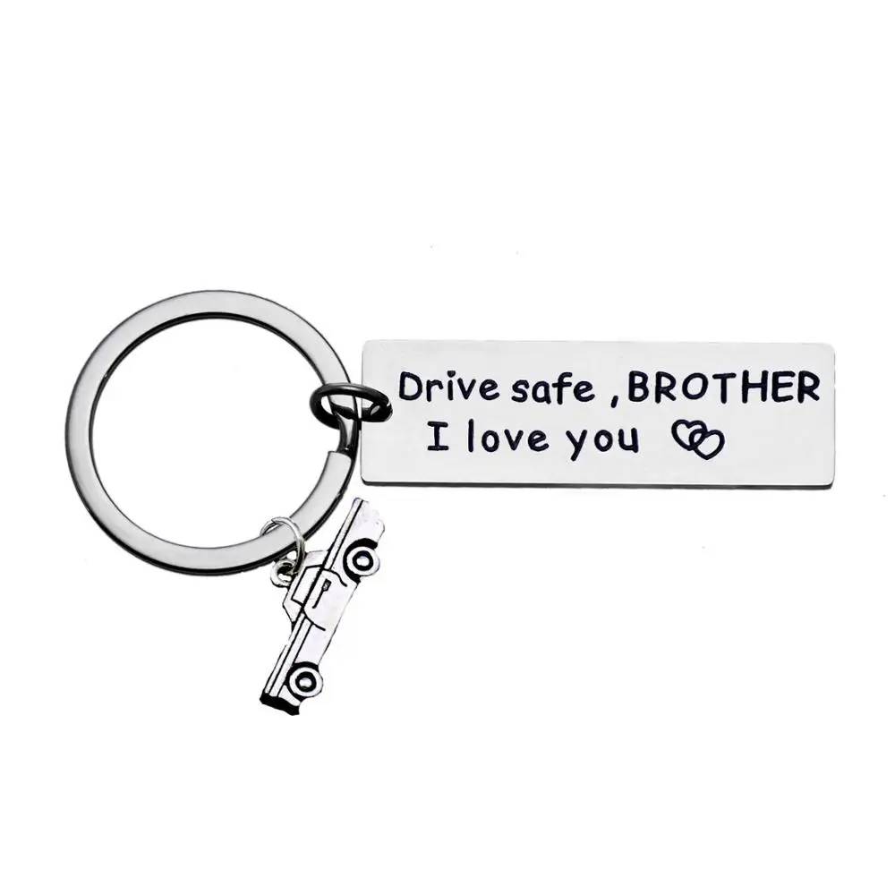 12 шт. Безопасный диск Brother I Love You брелок автомобиль Дальнобойщик талисманы в